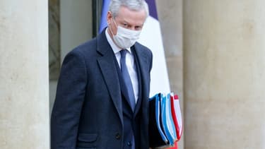 Le ministre de l'Economie Bruno Le Maire, à l'Elysée le 27 janvier 2021