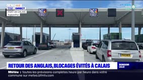 Calais: le trafic vers l'Angleterre est fluide au port de Douvres
