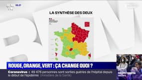 Rouge, orange, vert: quelle est la couleur de votre département (même si elle ne change rien au confinement) ?