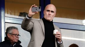 Loic Féry le 28 janvier 2024 au stade du Moustoir 