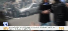 Voiture de police brûlée à Paris: "Cette haine anti-flics a basculé dans le crime", Loïc Fanouillere