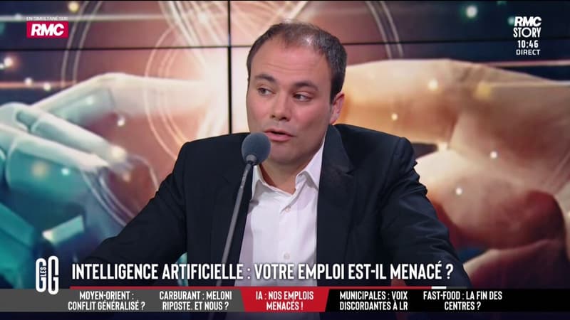 "Je ne crois pas au grand remplacement par l'IA", martèle Charles Consigny