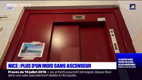 Nice: des habitants n'ont plus d'un ascenseur depuis plus d'un mois