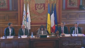 Le Conseil de Paris le mardi 8 octobre 2024.