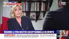 Marine Le Pen: Emmanuel Macron est "très brutal et agressif à mon égard"