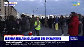 Les Marseillais rassemblés pour soutenir l'Ukraine