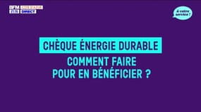 Région Sud, à votre service : chèque énergie durable