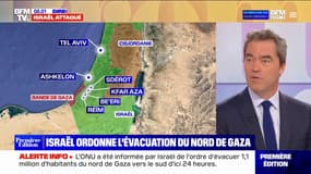L'armée israélienne ordonne l'évacuation de 1,1 million d'habitants du nord de la bande de Gaza vers le sud dans les 24 heures