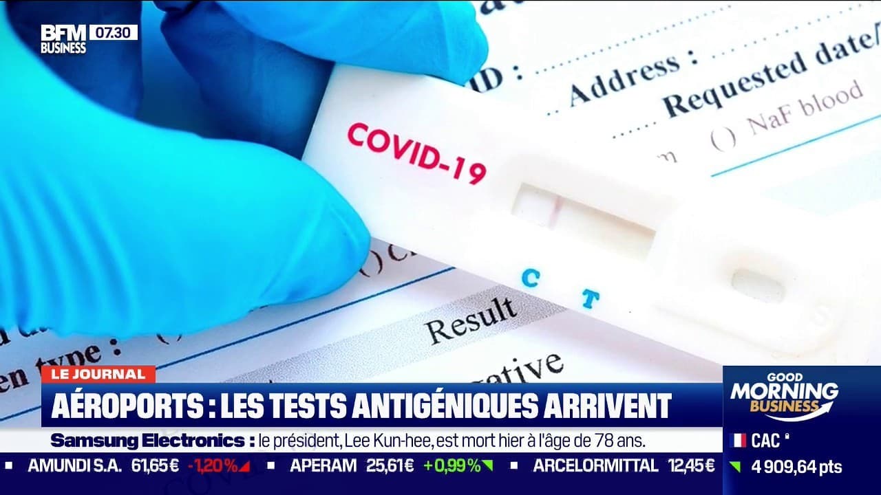 Les test antigéniques à résultat rapide arrivent dans les aéroports