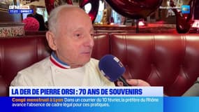 Lyon: le chef Pierre Orsi raconte 70 ans de souvenirs
