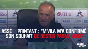ASSE – Printant : "M’Vila m’a confirmé son souhait de rester parmi nous"