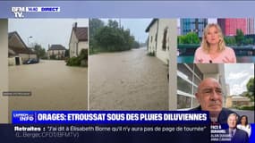 Orages dans l'Allier: "Le niveau de l'eau a baissé" déclare le maire d'Etroussat