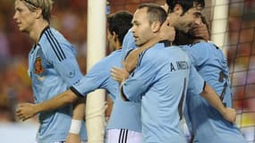 Andres Iniesta et les Espagnols