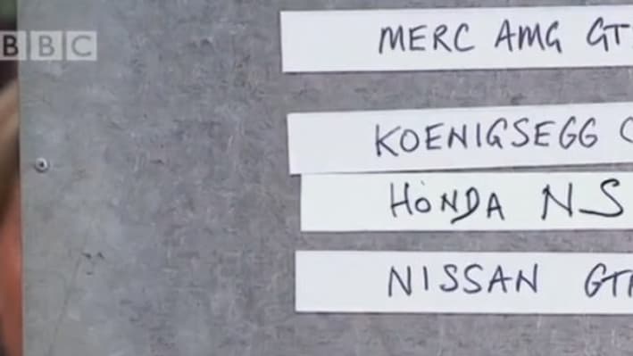 Lors de la saison 23 de Top Gear UK, le Stig a réalisé un tour de circuit au volant de la nouvelle NSX