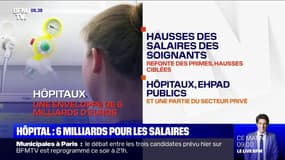 Hôpital: Olivier Véran promet six milliards d'euros pour les salaires des personnes soignants