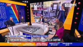 À cause du manque de personnel, un maire assure le service à la cantine.  