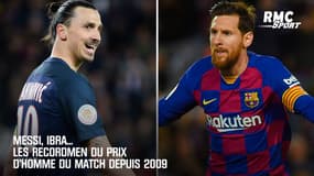 Messi, Ibra... Les recordmen du prix d'homme du match depuis 2009