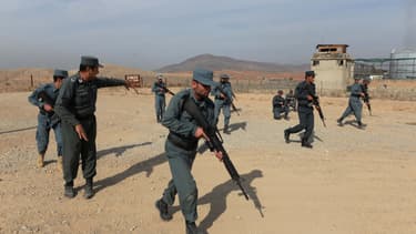 Policiers afghans (photo d'illustration).