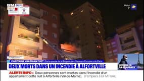 Alfortville: deux morts dans l'incendie d'un immeuble