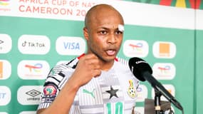 André Ayew après Gabon-Ghana le 14 janvier 2022.