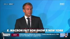 Président Magnien ! : Emmanuel Macron fait son show à New York - 24/09