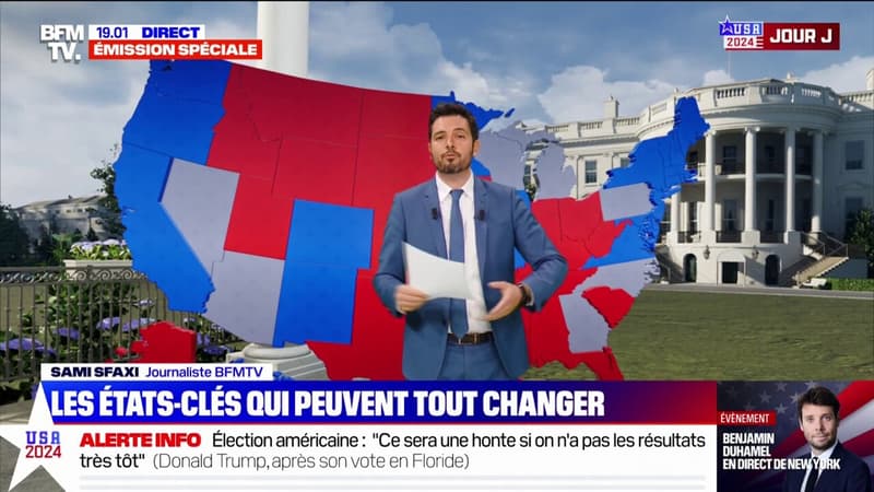 Élections américaines: les États-clés qui peuvent tout changer