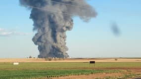 L'incendie de la ferme Southfork, dans le Texas
