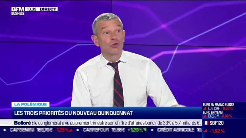 Nicolas Doze : Les trois priorités du nouveau quinquennat - 25/04