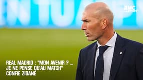 Real Madrid : "Mon avenir ? ... Seul le match face à Mönchengladbach compte" confie Zidane