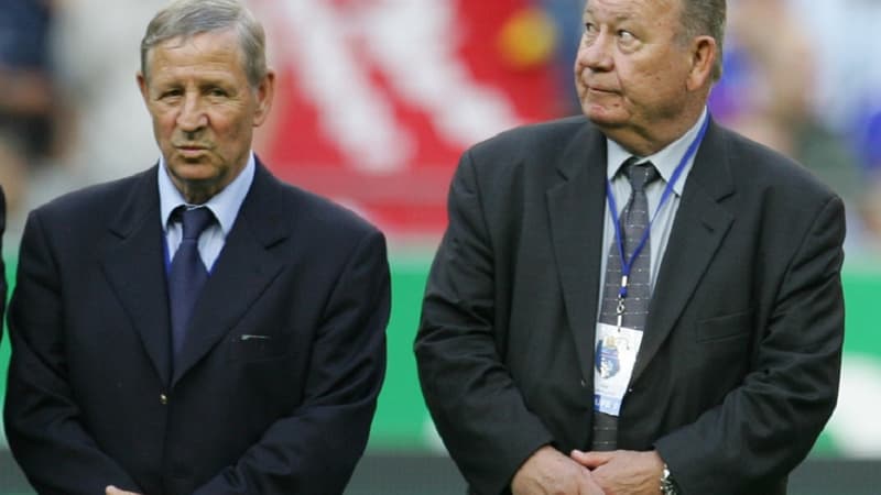 Raymond Kopa et Just Fontaine 