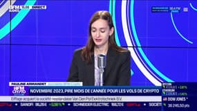 Novembre 2023 :  pire mois de l'année pour les vols de crypto