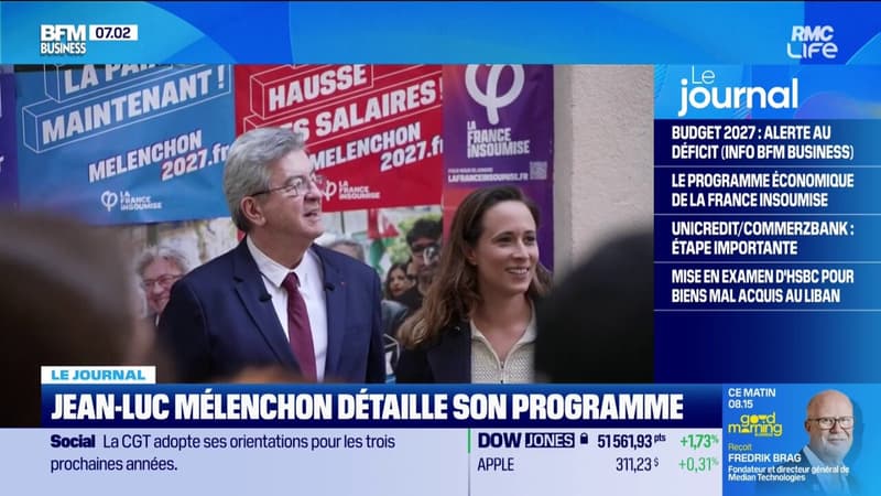 Mélenchon dévoile son programme économique