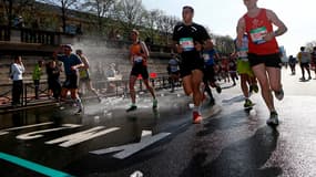 Des concurrents du marathon de Paris (illustration).