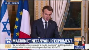  Emmanuel Macron condamne toutes les attaques contre Israël 