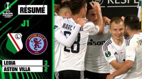 Résumé : Legia Varsovie 3-2 Aston Villa - Conference League (1ère journée)
