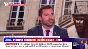 Dîner de Marine Le Pen avec Édouard Philippe: "Nous ne sommes pas sectaires", défend Julien Odoul (RN)