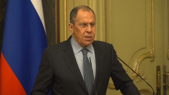 Sergueï Lavrov à Moscou le 26 avril 2022