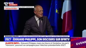 "Les discriminations que subissent nos concitoyens sont une insulte à notre République": Édouard Philippe dénonce "l'injustice" lors de son meeting à Marseille 