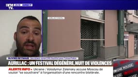 Affrontements à Aurillac: "Ces groupes ont tenté de s'introduire à l'intérieur de la maison d'arrêt", indique Olivier Raynaud, secrétaire zonal CRS Sud-Est pour l'Unsa-Police 