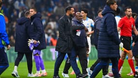 Medhi Benatia après le match OM-Atalanta Bergame (0-1, Ligue des champions), le 5 novembre 2025