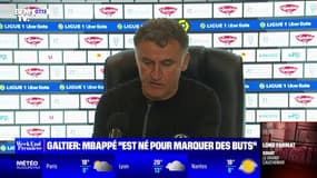 Christophe Galtier: "Kylian Mbappé est né pour marquer des buts"
