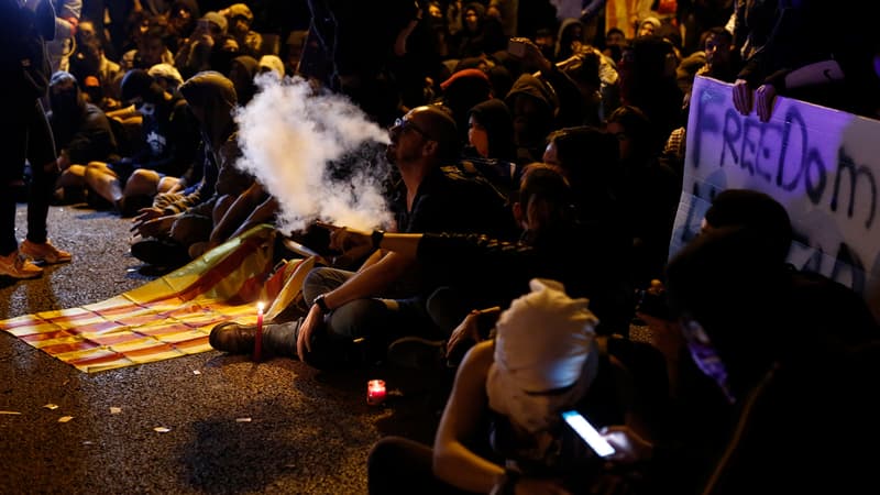 Deuxième jour de manifestation à Barcelone.