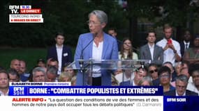 À Tourcoing, Élisabeth Borne appelle la majorité présidentielle à "l'unité derrière le président de la République"