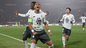 Thilo Kehrer célèbre son but contre Bologne, le 5 novembre 2024