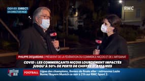 "Dans le vieux Nice, énormément de boutiques ont fermé" déplore Philippe Desjardins, président de la fédération du commerce niçois et de l’artisanat