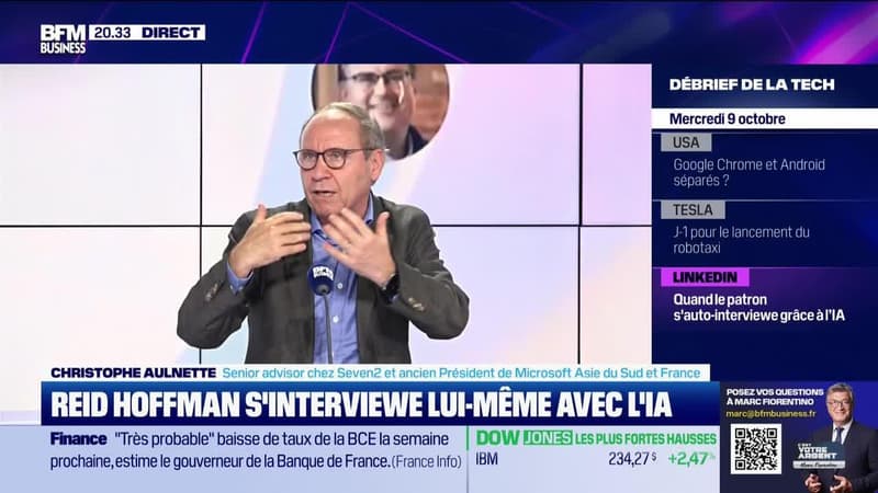 Reid Hoffman s'interview lui-même avec l'IA - 09/10