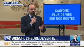 Édouard Philippe: avec 3259 tués en 2018, "il n'y a jamais eu aussi peu de morts sur les routes françaises"