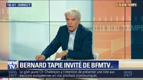 Bernard Tapie invite tout le monde à se réjouir si le PSG gagne la ligue des champions cette année