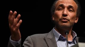 Tariq Ramadan lors d'une conférence à Bordeaux le 26 mars 2016.