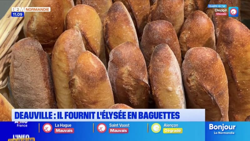 Deauville: un Normand va fournir l'Élysée en baguettes pendant un an